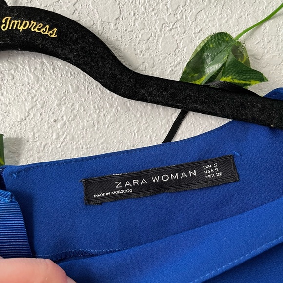 Zara Royal Blue Fitted Dress - Picture 6 of 6